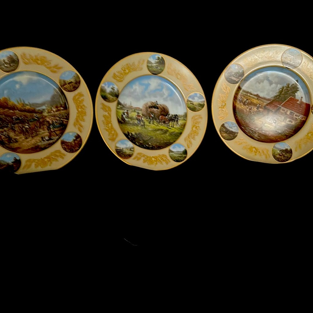 Hand painted vintage for wall decor